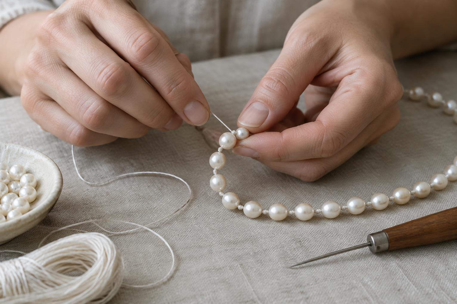 Why Knot Between Beads, and How to Do It