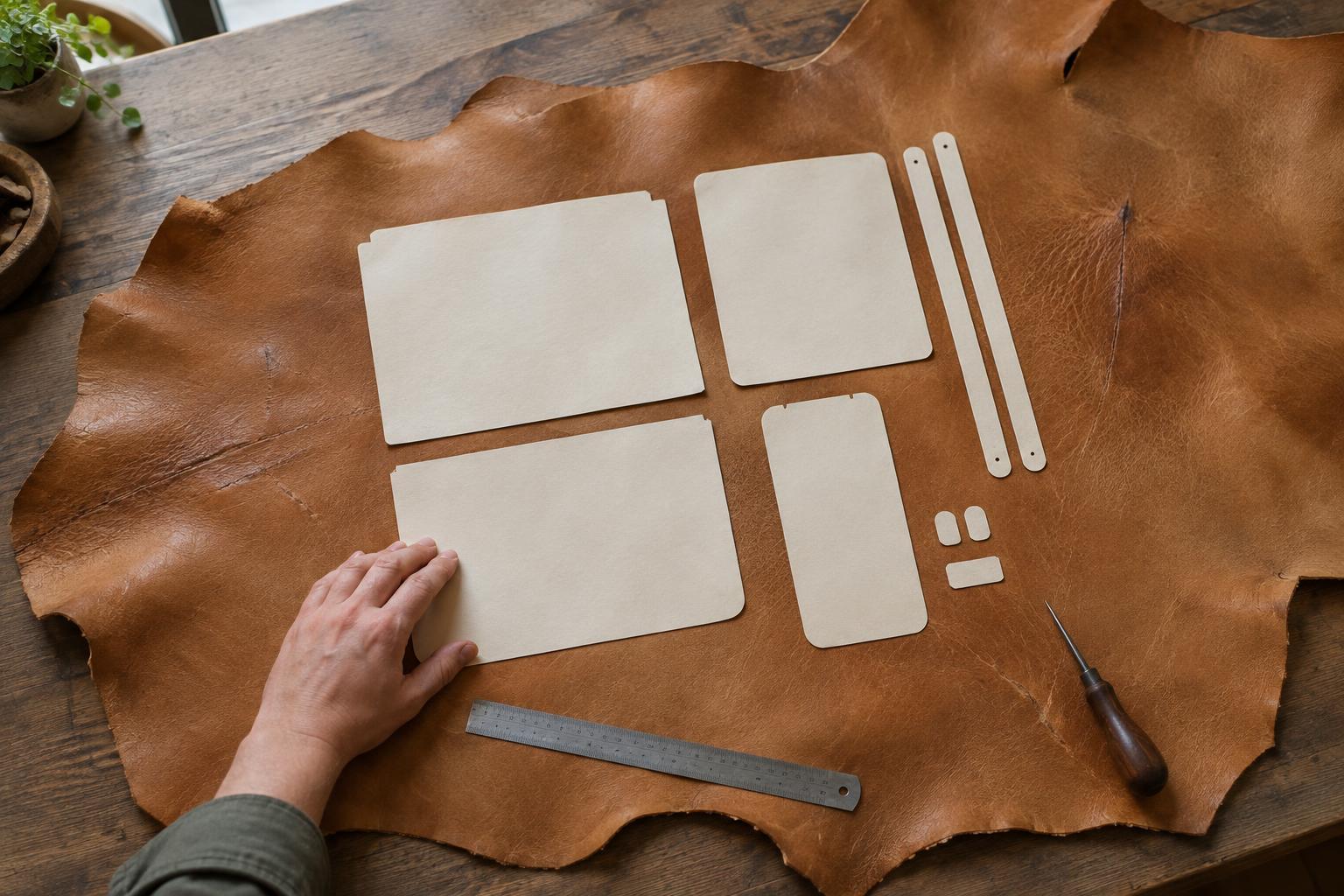 Planning Leather Pattern Pieces Around Scars and Stretch