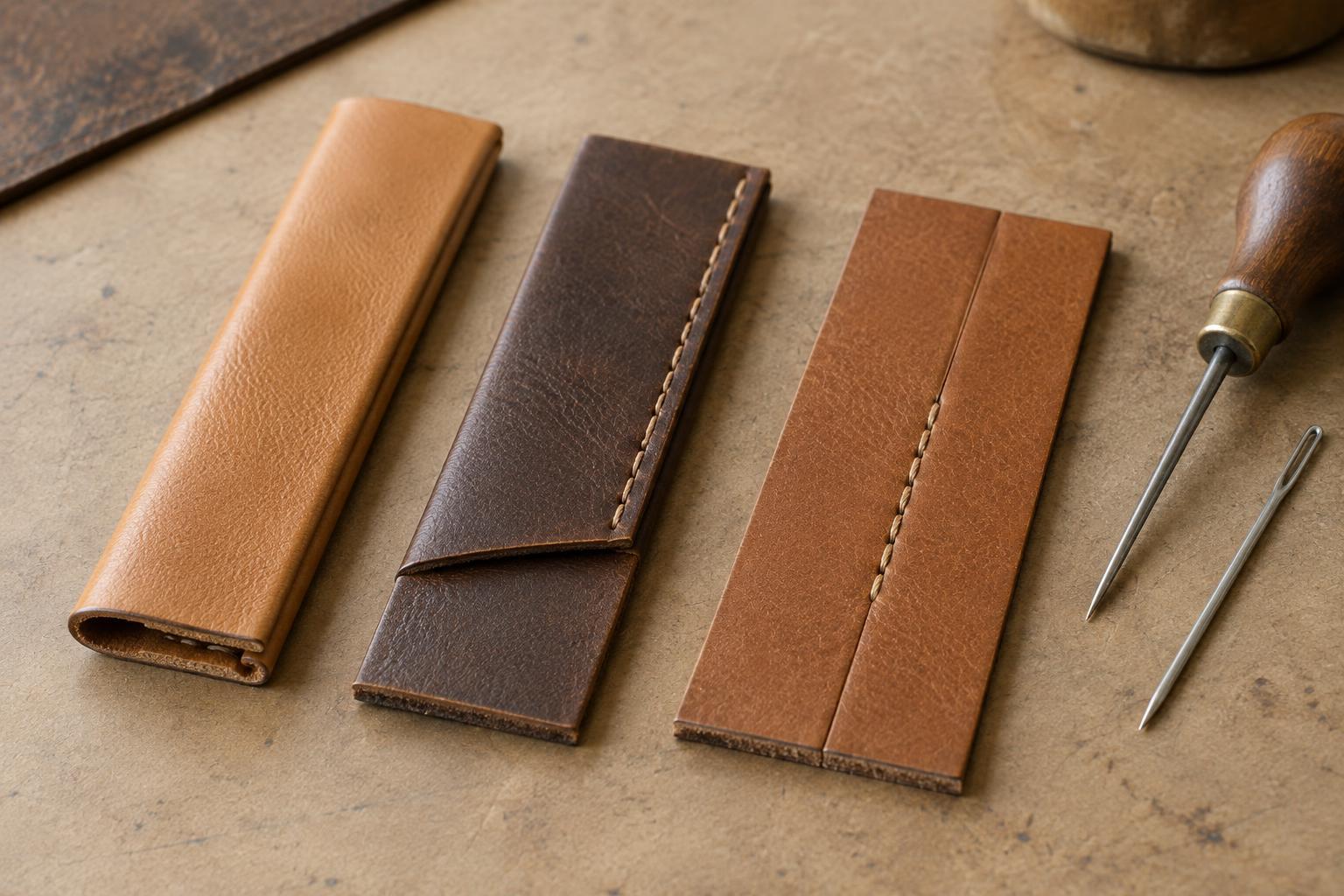 Leather Seam Constructions: Folded, Overlapped and Butt-Joined Edges