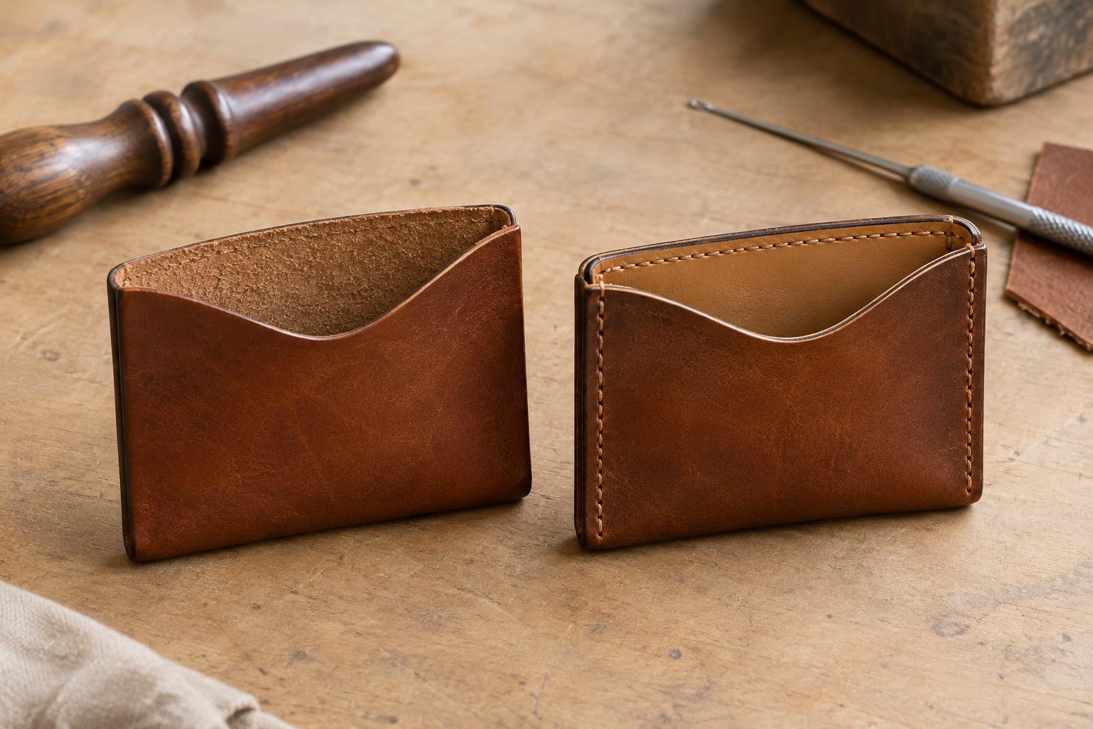 Lined vs Unlined Leather Accessories: What Changes in Construction?